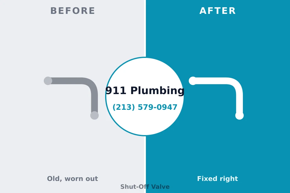 Before and after: plumbing company Edgewood, PA
